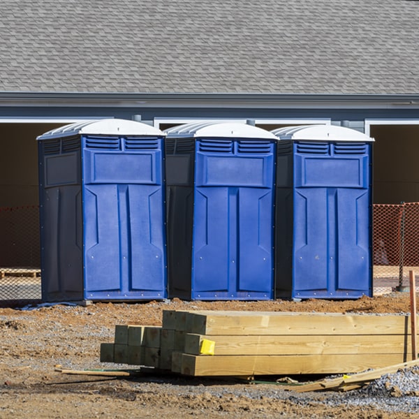 are there any restrictions on where i can place the porta potties during my rental period in Arkoe MO